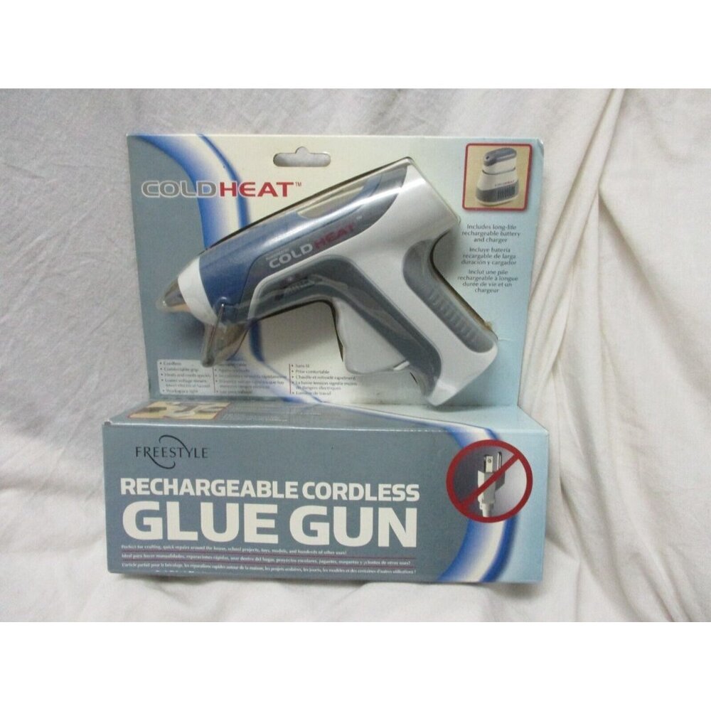 Cold Heat Instant Heat Cordless Rechargeable Glue Gun